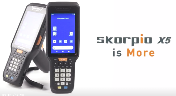 重磅來襲|Skorpio X5移動終端 - 增強可追溯性，提高生產力！